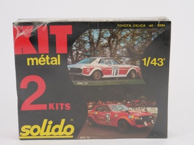 Solido 5094 Toyota Celica 1/43   Set Metall   2 Autos   Selten Neu Schachtel