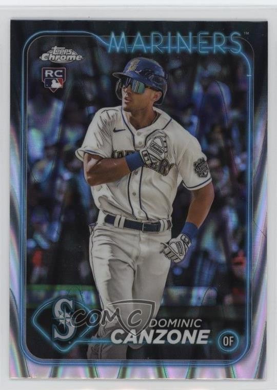 2024 Topps Chrome RayWave Refractor Dominic Canzone #133 04u9