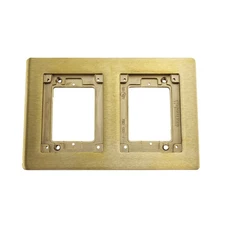 WIREMOLD LEGRAND WM827B 2-GANG COMBINATION CARPET & TILE FLANGE
