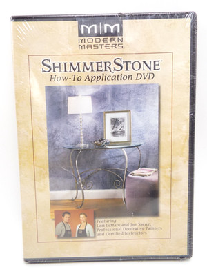 Modern Masters  ShimmerStone  How To Application DVD  DIY  4 diff. finishes NEW*