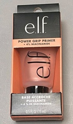 NIB Elf Power Grip Primer plus 4 percent niacinamide Clear Transparent 15 ml