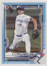 2021 Bowman Draft Sky Blue 182/499 Chad Dallas #BD-23 z6b