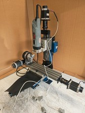 4th axis Taig cnc Peatol Micro Mill 3.1/2 x 18.4 inch table stepper motors