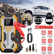 5000A Car Jump Starter with Air compressor Booster Jumper Power Bank Car Battery