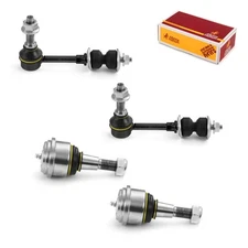Front Sway Bar Link & Front Upper Ball Joint Kit for 06-08 Dodge Ram 1500 4 PCS