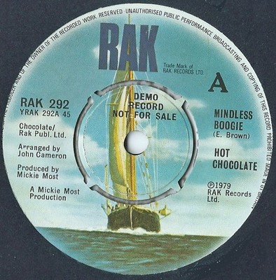 Hot Chocolate - Mindless Boogie, 7'', (Vinyl)