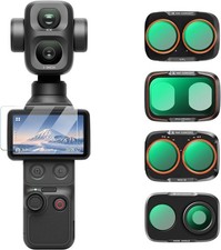 K F CONCEPT Wide-Angle CPL Black Diffusion 1/4 ND2-32 Filter for Osmo Pocket 4P