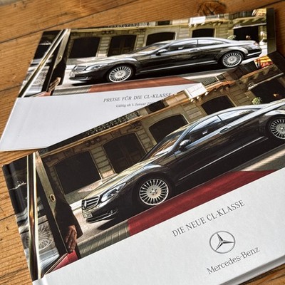 Hardback Catalogue 2006 and Price List 2007 Mercedes CL-Class C216 Brochure