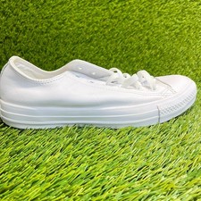 Converse Chuck Taylor All Star Ox Womens Size 7 White Athletic Shoes Sneakers