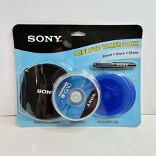Sony Mini DVD-R Value Pack 10 Disc 1.4GB 30 Min Soft Case Jewel Case, Marker NEW