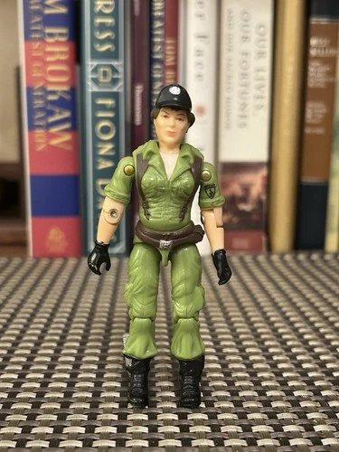 1985 Vintage Hasbro GiJoe Covert Operations Lady Jaye Action Figure See Pics