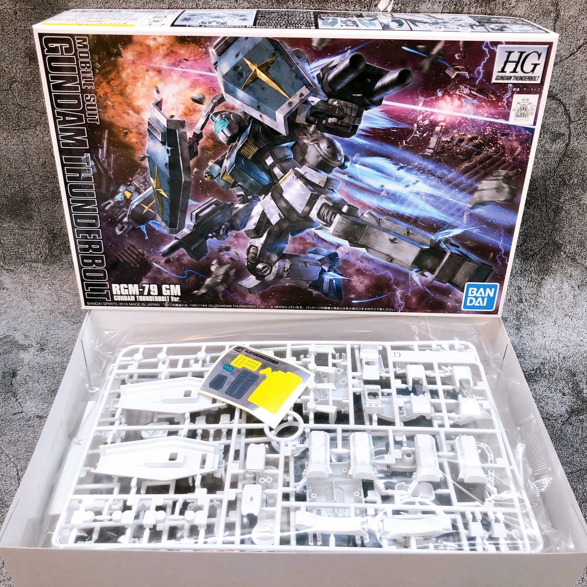 HG 1/144 GM Gundam Thunderbolt Ver RGM-79 Gunpla Model Kit Bandai