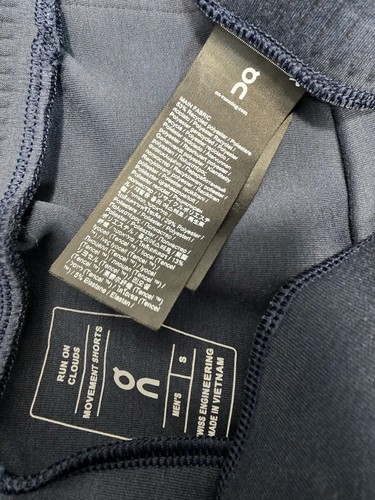 Pantaloncini UOMO TAGLIA SMALL movimento corsa con tasche cargo blu navy 165.00474 - Foto 7 di 12
