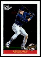 2019 Donruss Optic Highlights Christian Yelich Milwaukee Brewers #H7