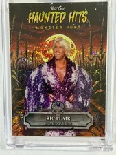 2025 Wild Card Haunted Hits Monster Hunt Ric Flair 1/4 SSP Holo WWE