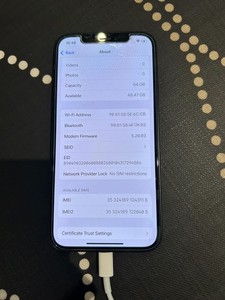 Apple iPhone 12 64GB entsperrt - schwarz - 78% Batteriezustand