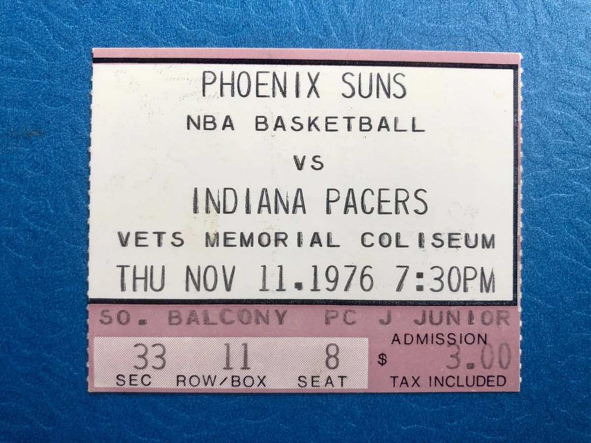 Basketball Indiana Pacers Vintage Sports Ticket Stubs for sale | eBay