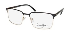 NEW SEAN JOHN 5170 EYEWEAR 58-19-155 MENS BLACK FULL-RIM SQUARE 001 METAL 