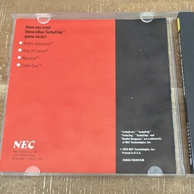 Double Dungeons TurboGrafx-16 Complete w/ HuCard, Manual, & Case and Box