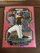 Victor Scott II Cardinals RC Pink Velocity SP 2022 Panini Prizm Draft Picks
