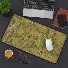 The Shire Lord Of The Rings Desk Mat, Mouse Pad, Gaming