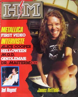 HM 43 1988 Metallica Alice Cooper Ted Nugent Krokus Helloween Dr Mastermind MOD