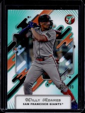 2025 Topps Pristine Willy Adames Aqua Refractor #/199 Giants