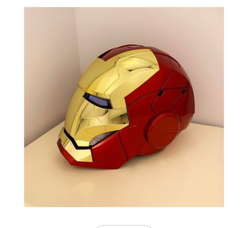 New Version AUTOKING Iron Man Helmet MK5 Voice-control Open-close Light-up Mask