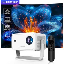 Magcubic 4K L018, Proiettore 360° 650ANSI, 1080P, Messa a fuoco automatica, Portatile, WiFi6