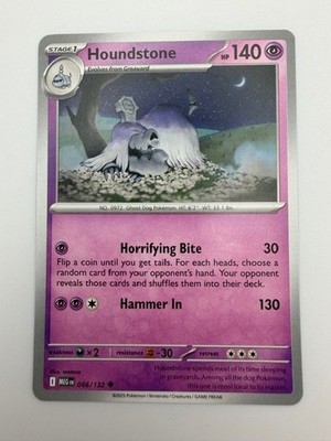 #066/132 Houndstone Normal Uncommon - Pokémon Mega Evolution English NM