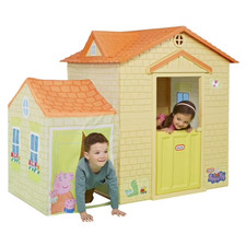 Peppa Pig Playhouse with Working Doors  Tunnel, Indoor/Outdoor Fun for Kids 3 