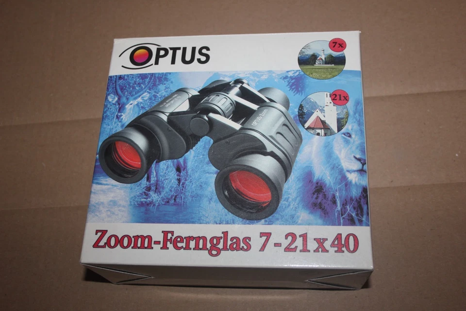 F Zoom Fernglas OPTUS-Zoom 7x-21x 40 mm  96m/1000m AT 7x  OVP sammler !! - Bild 4 von 4