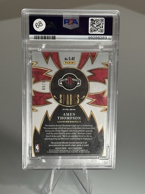 2023-24 Panini Select - Sparks Amen Thompson #S-AT Purple Prizm