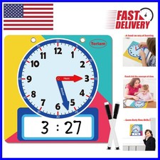 Large Magnetic Writable Teaching Clock - Idea...