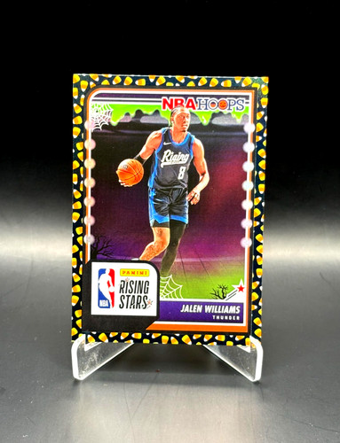 SP! Jalen Williams 2023-24 Panini Hoops Halloween Candy Parallel SP OKC Thunder