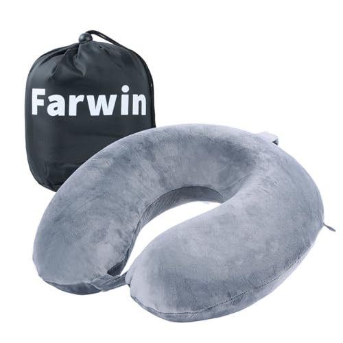 Ultra-Light 100% Memory Foam U-Shaped Travel Neck Pillow-image