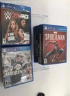 Assorted WWE 2k20 EA Sports Madden NFL & More Video Games For Sony PS4 Lot Of 14