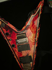 Dean Dime Razorback 2008 Electric Guitar 6-String RH Solid 24-Fret Flame