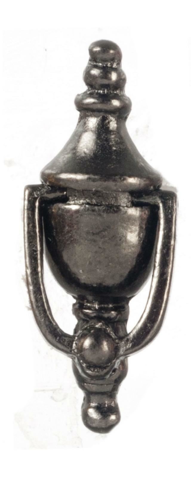 Dolls House Miniature Accessory Brushed Metal Door Furniture Knocker