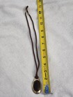 Vintage 1978 Sarah Coventry Broadway Necklace Brown Lucite Cord Goldtone — photo 4