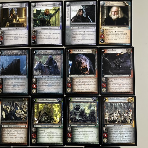 31 Rare Cards - Lord Of The Rings TCG - Shadows Set 11 - Excellent Cond - Foto 3 di 5