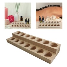 14 Slots  Oil Storage Rack 2-Tiers Tray Organizer Display Holder