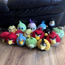 Huge Angry Birds Plush Lot of 16 Commonwealth Toy Collection Hatchlings