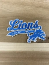 Detroit Lions Embroidered Iron On 3” Patch