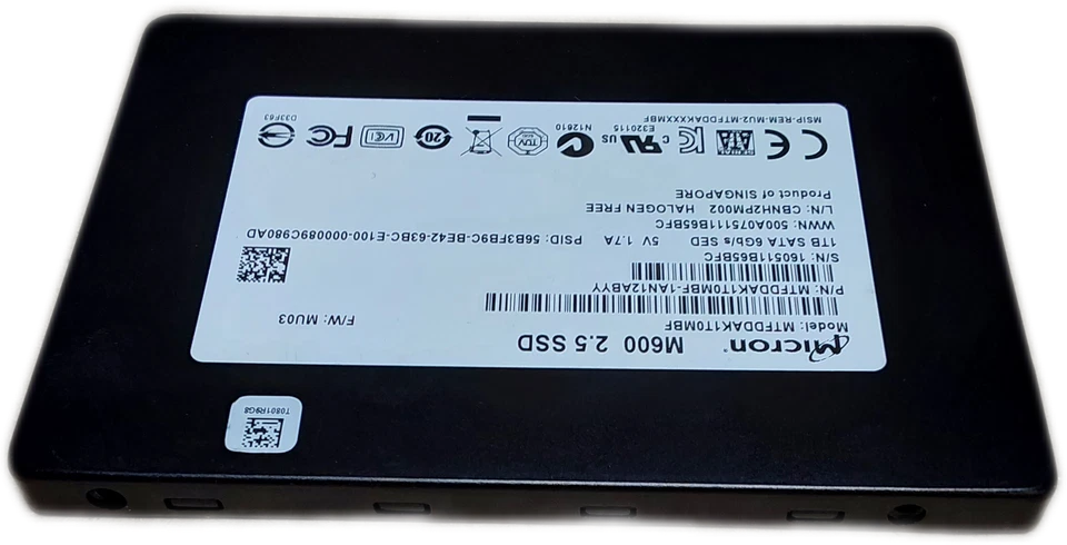 Micron M600 MTFDDAK1T0MBF 1TB  2.5" SATA III SSD - Image 4 of 4