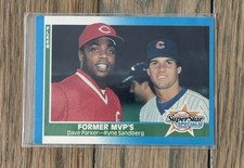 1987 Fleer Former MVP's Ryne Sandberg & Dave Parker #639 Chicago Cubs Reds