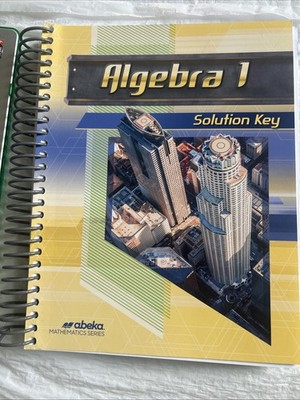 Abeka Algebra 1 Solution Key For Second Edition 2023