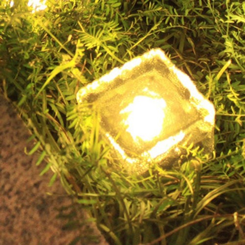 Lampes Solaires D'Extérieur Étanches à LED en Forme de Brique de Glace pour7257 - Bild 7 von 9