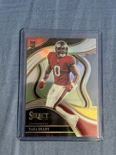 2023 Panini Select - Club Level YaYa Diaby #204 Red & Yellow Prizm Die-Cut (RC)