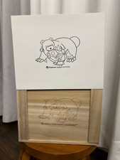 Figurine artisanale de sculpture sur bois Ursaring Magikarp originale Pokemon...